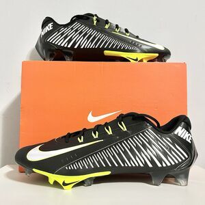 Nike Vapor Edge 360 VC “Black Volt” Men’s Size 14.5 White Football Cleats